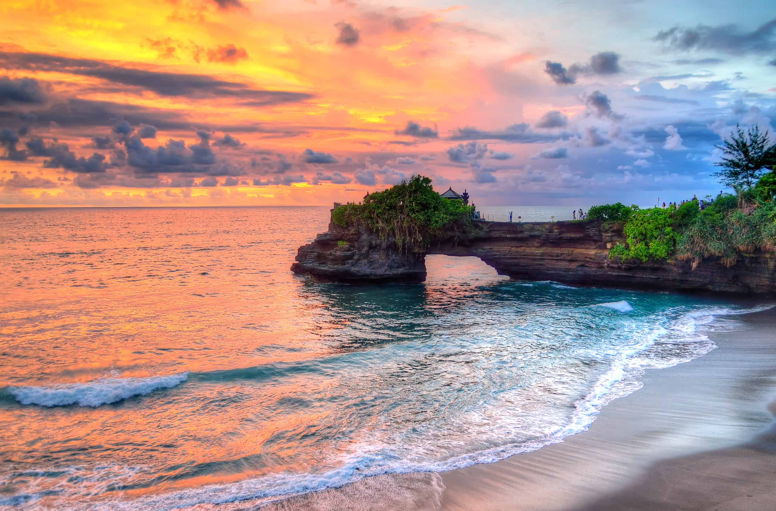 Beautiful Bali temple with tropical landscape – Bali tour from Malaysia popular destination