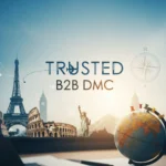 Team of professionals from a leading B2B DMC discussing group travel plans