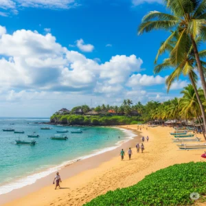 Bali-beach.jpg: Bali beach view with sunset, Indonesia travel packages