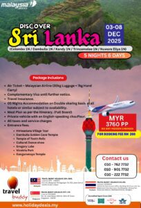 Sri Lanka Group Tour 5 Nights 6 Days