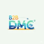 Travel management company team coordinating a group tour for business clients