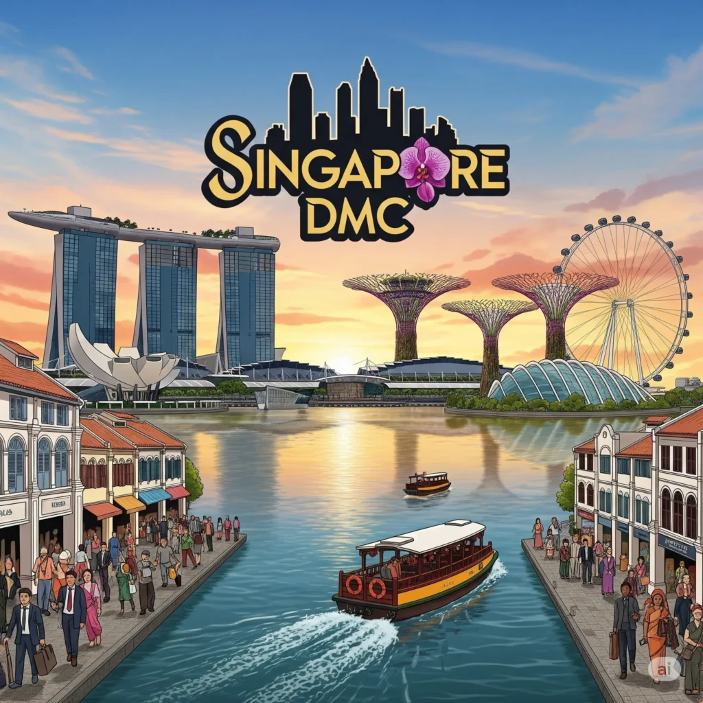 Corporate travel planner working with a Singapore DMC