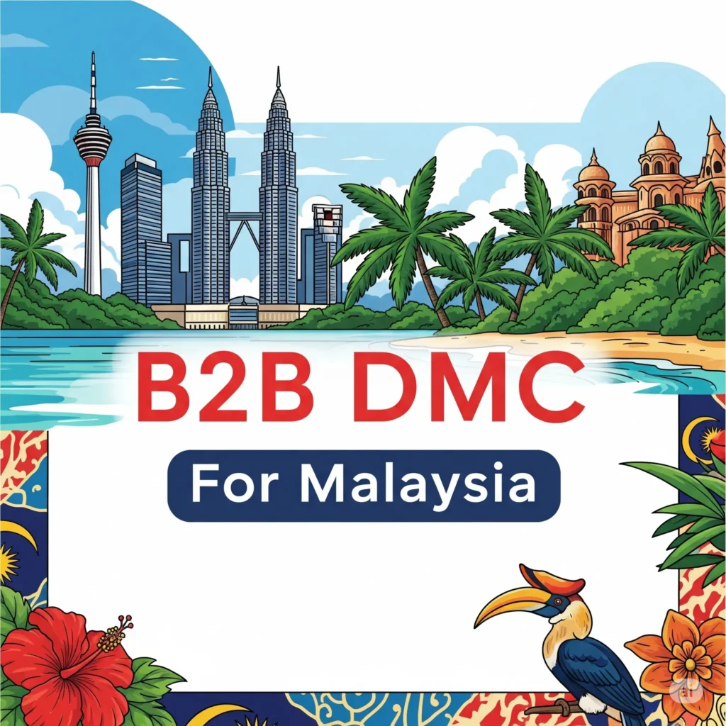 Travel team coordinating group tour in Malaysia