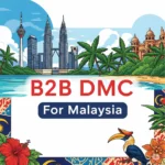 Travel team coordinating group tour in Malaysia