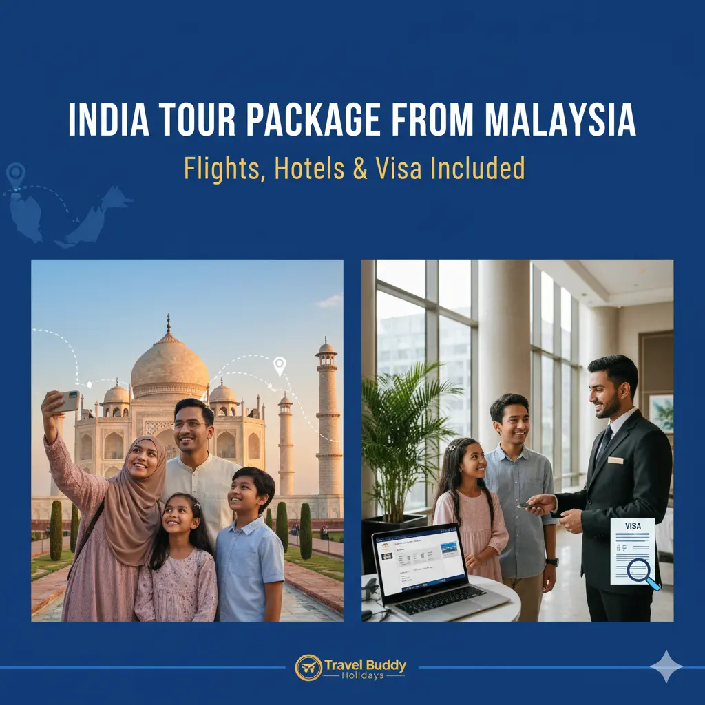 India tour package from Malaysia, Golden Triangle tour for Malaysians, Kerala holiday from Malaysia