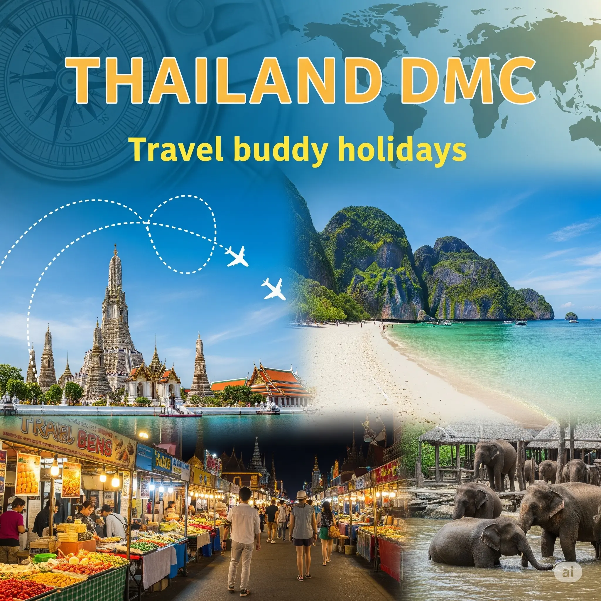 Thailand DMC services for travel agents