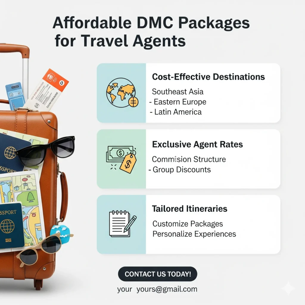 affordable DMC packages for travel agents