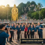 Corporate incentive travel group enjoying Malaysia tour