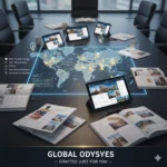 Multi-country travel map and itineraries