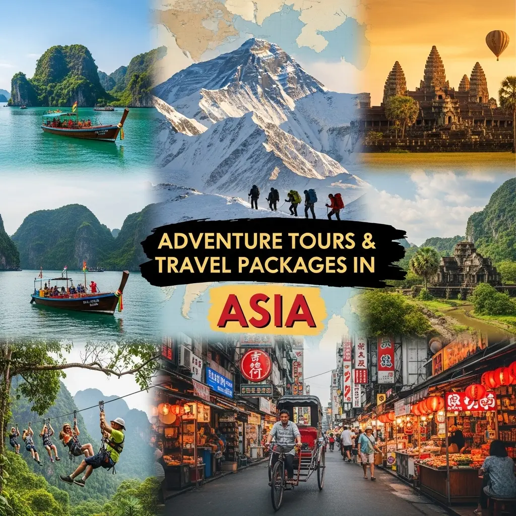 Adventure travel package in Asia