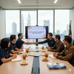 Travel agents meeting DMC representatives in Malaysia