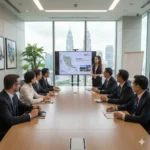 corporate meeting with DMC partners in Malaysia