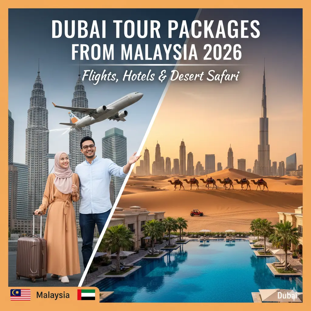 Dubai Tour Packages from Malaysia 2026 | Flights, Hotels & Desert Safari