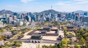 explore South Korea with Travel Buddy Holidays 2026 — Seoul cityscape with Gyeongbokgung Palace