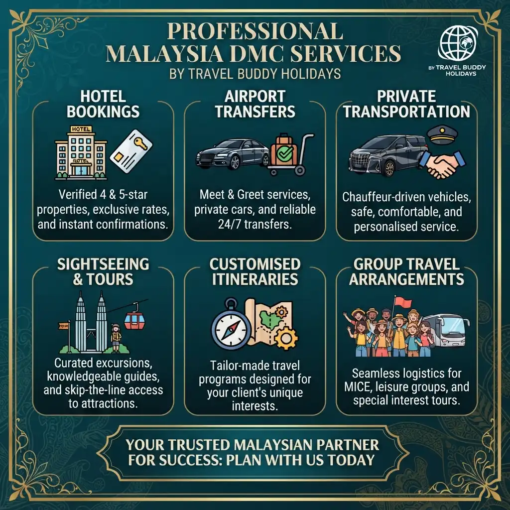 Malaysia DMC services for international travel agents and B2B travel partners
