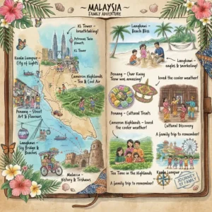 Malaysia family holiday with family-friendly attractions and tropical beaches