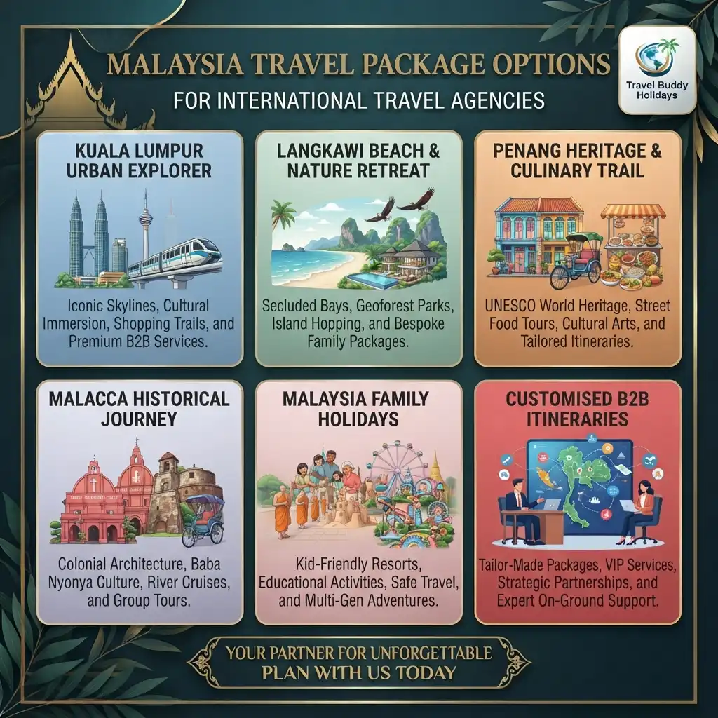 Malaysia travel packages for international travel agents