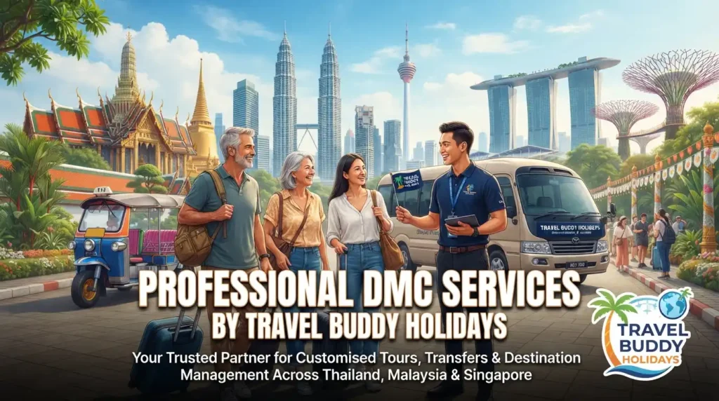 Trusted DMC partner for worldwide travel agencies in Thailand Malaysia and Singapore