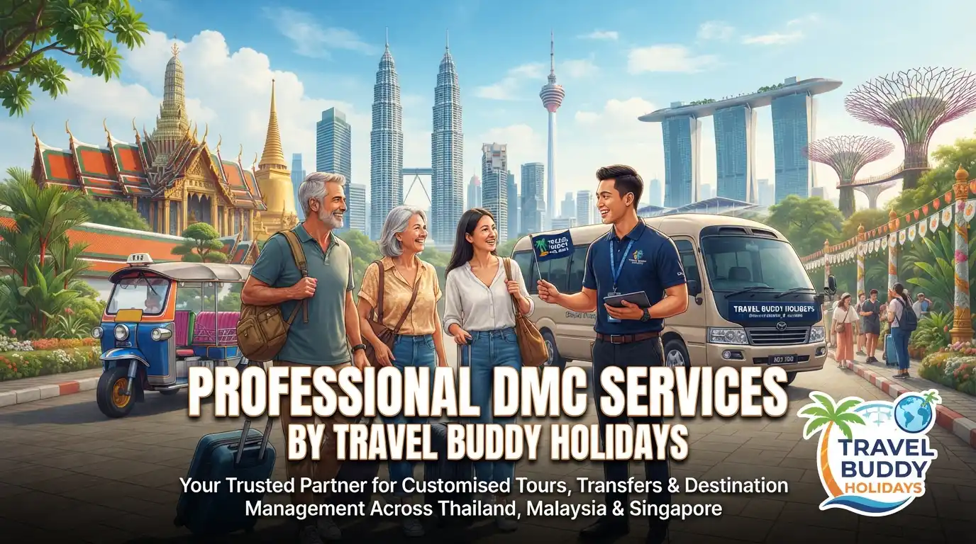 Trusted DMC partner for worldwide travel agencies in Thailand Malaysia and Singapore