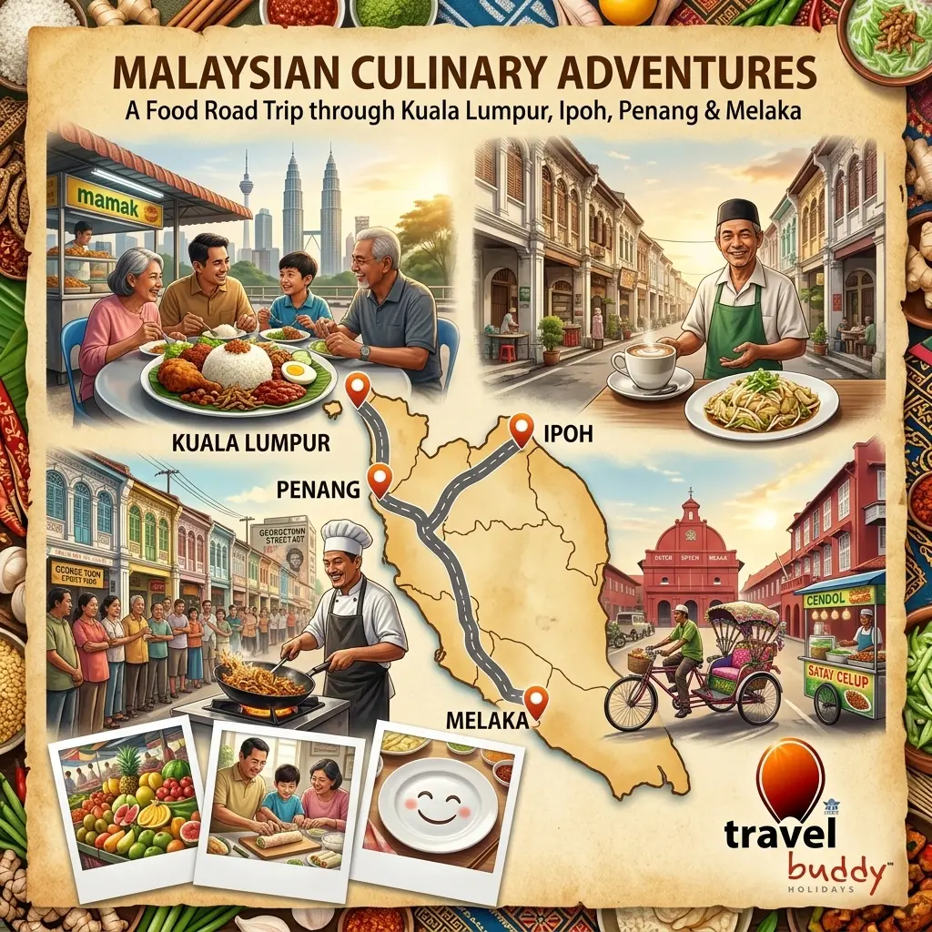 Malaysia food road trip through Kuala Lumpur, Ipoh, Penang and Melaka
