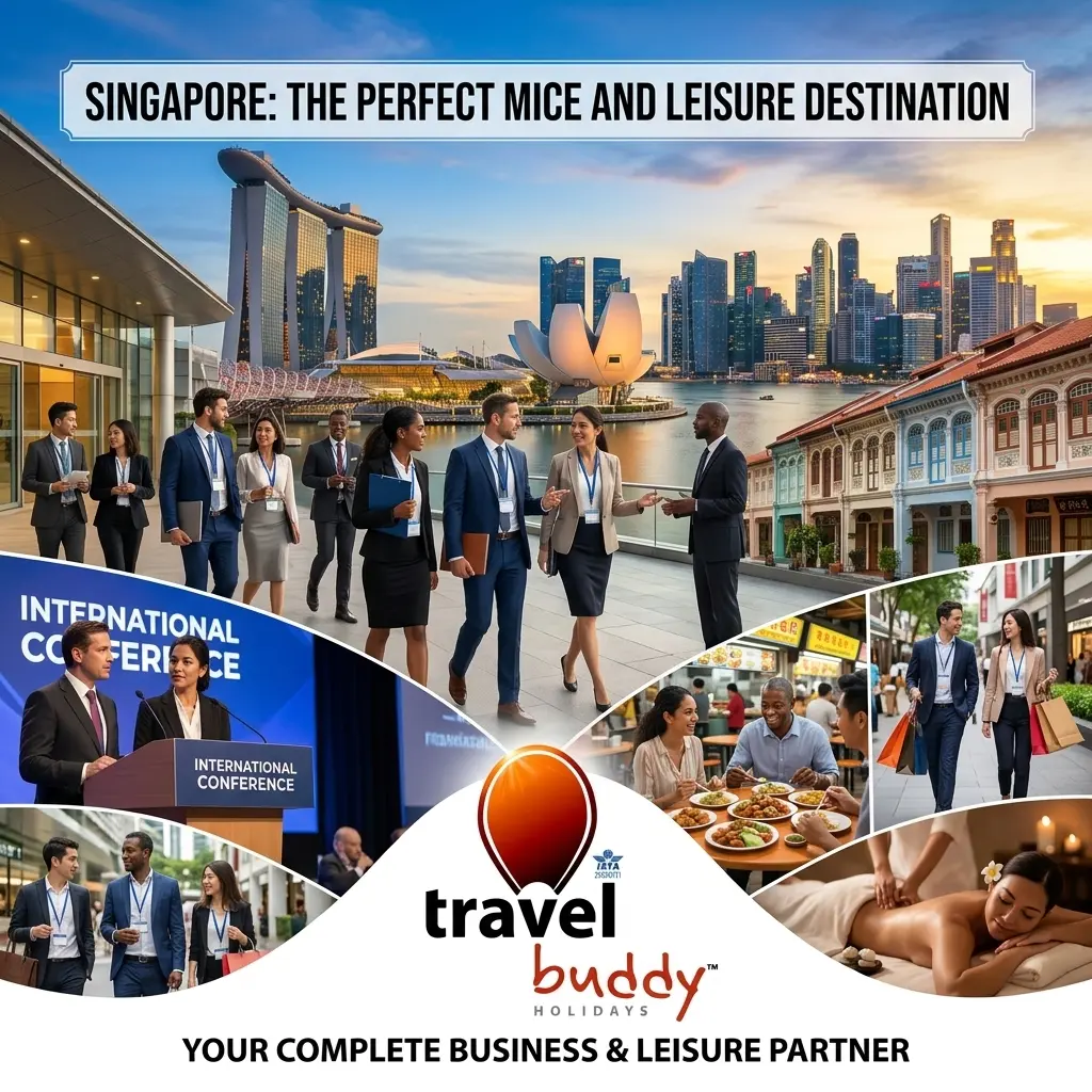 Singapore bleisure packages for MICE groups combining business events with Marina Bay leisure experiences